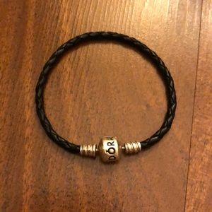 Pandora small black bracelet